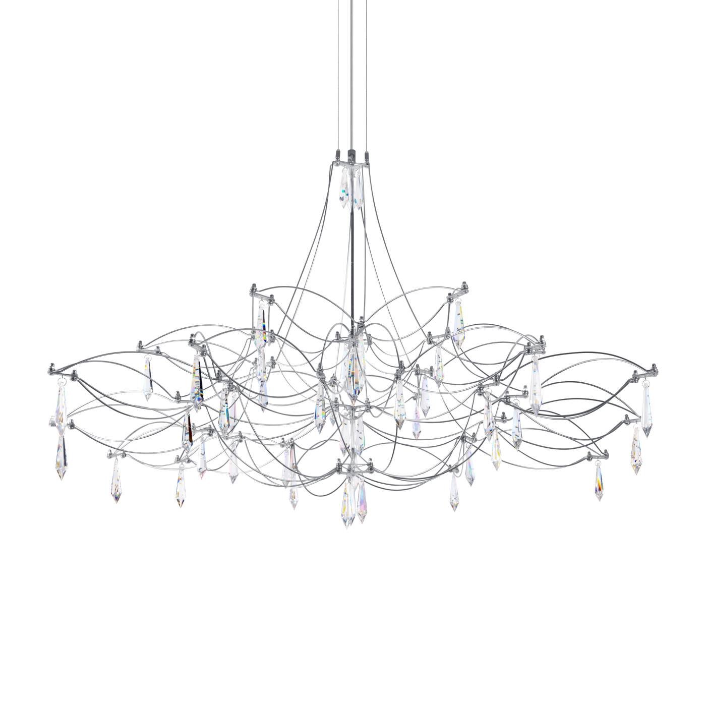 Подвесная люстра Mira Loft It 10590/1000 Silver Asfour