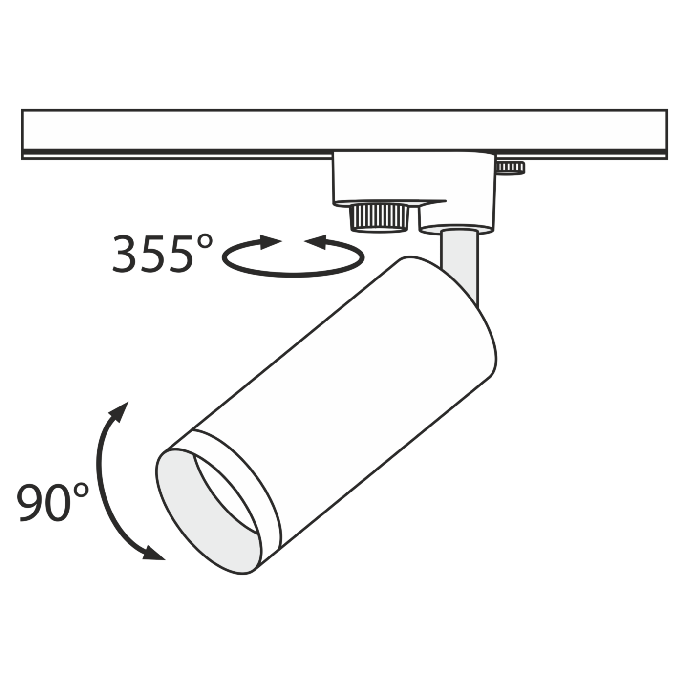 TR004-1-GU10-CH Трековый светильник Maytoni Single phase track system TR004-1-GU10-CH