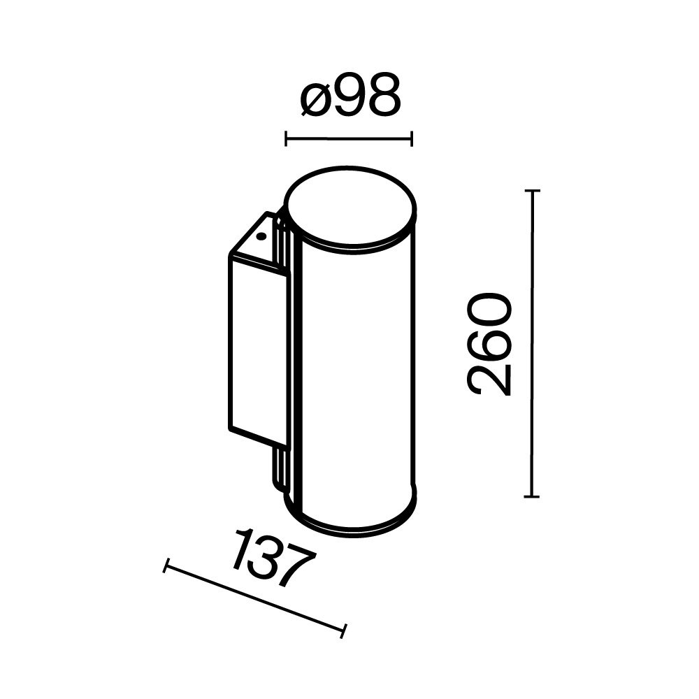 O434WL-L12GF3K Уличный настенный светильник Maytoni Rock O434WL-L12GF3K