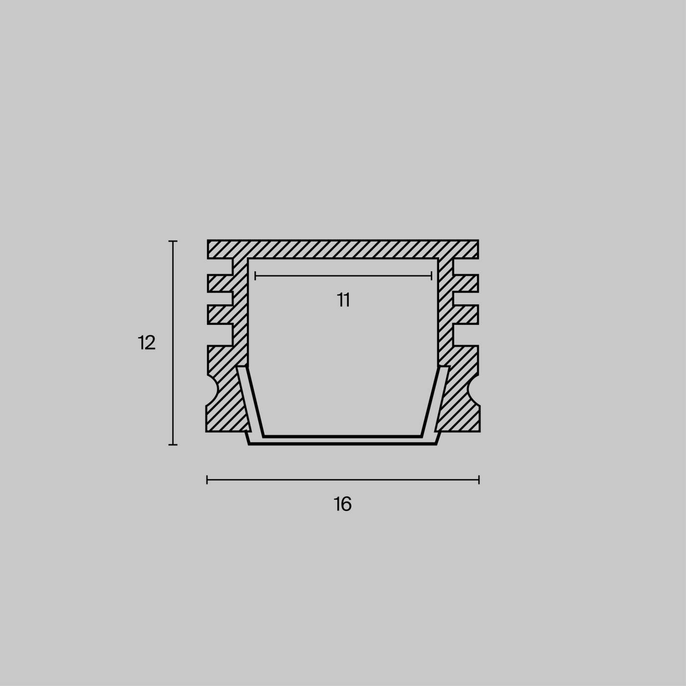 ALM005S-2M Профиль Maytoni ALM005S-2M