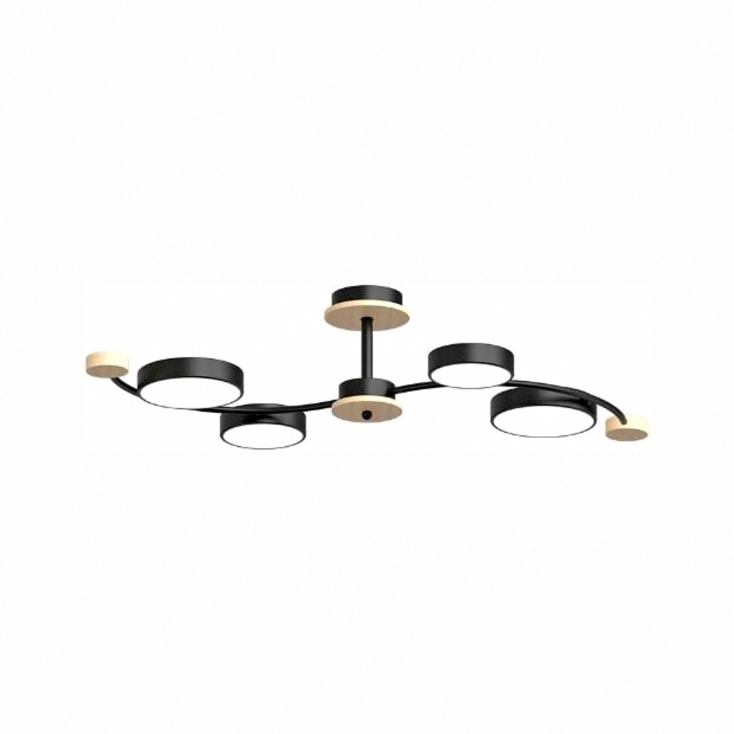 L3206-800 BK Потолочная люстра L LED4U L3206-800 BK
