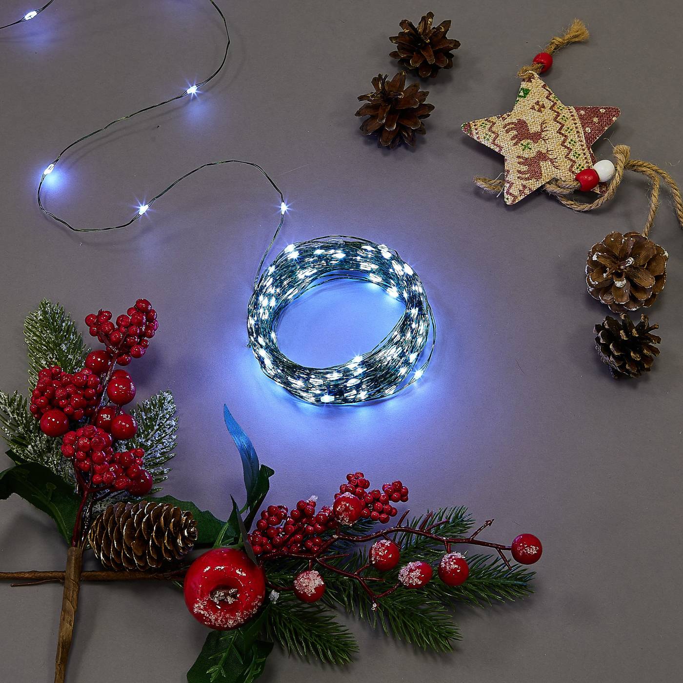 Гирлянда Uniel ULD-S2000-200/DGA WHITE IP20 DEW