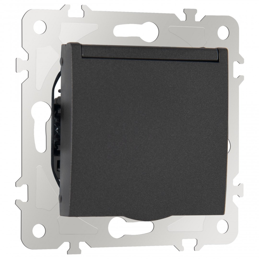 Розетка Arte Milano Am-203 203.41-1.black