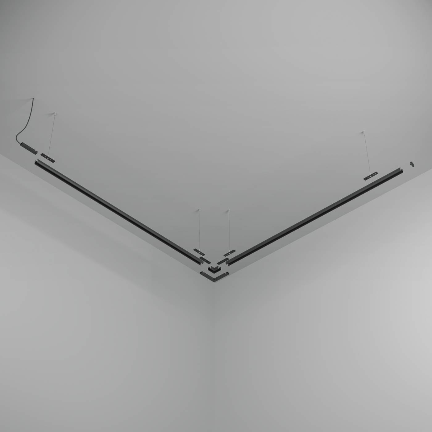 Шинопровод 3м подвесной круглый Maytoni Busbar trunkings Basity TRX172-R-113B