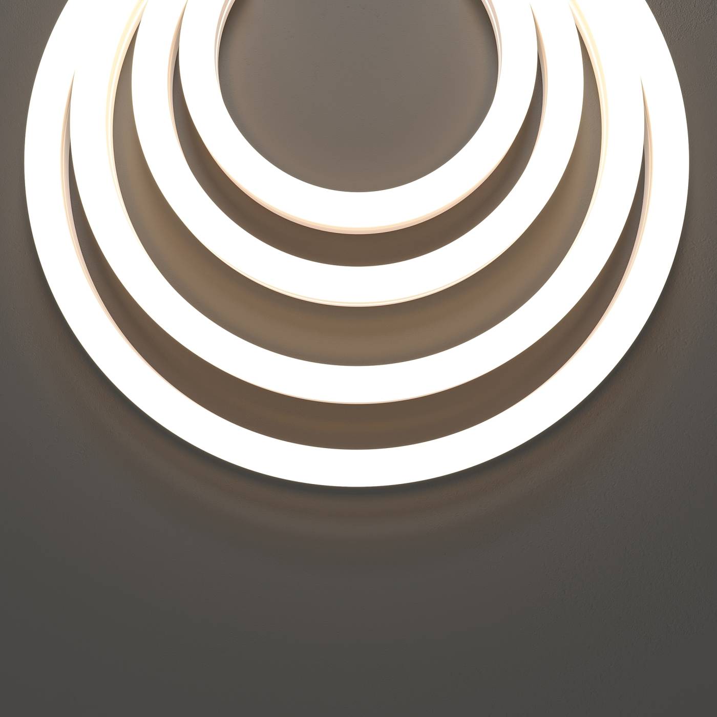 Гибкий неон 16x16 24В 10Вт/м 3000K IP67 10м (боковой изгиб) Maytoni Изгиб поперек оптической оси 432014