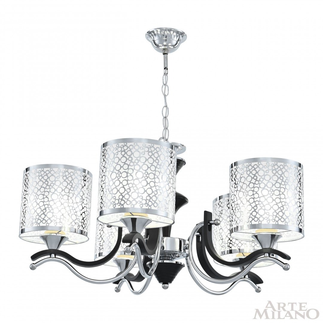 306787/5 Bk/Ni Подвесная люстра Arte Milano Florentia-6787 306787/5 Bk/Ni
