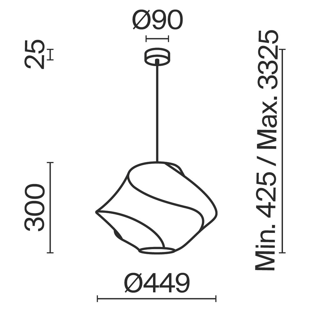 MOD531PL-01W Подвесной светильник Bloom Maytoni MOD531PL-01W