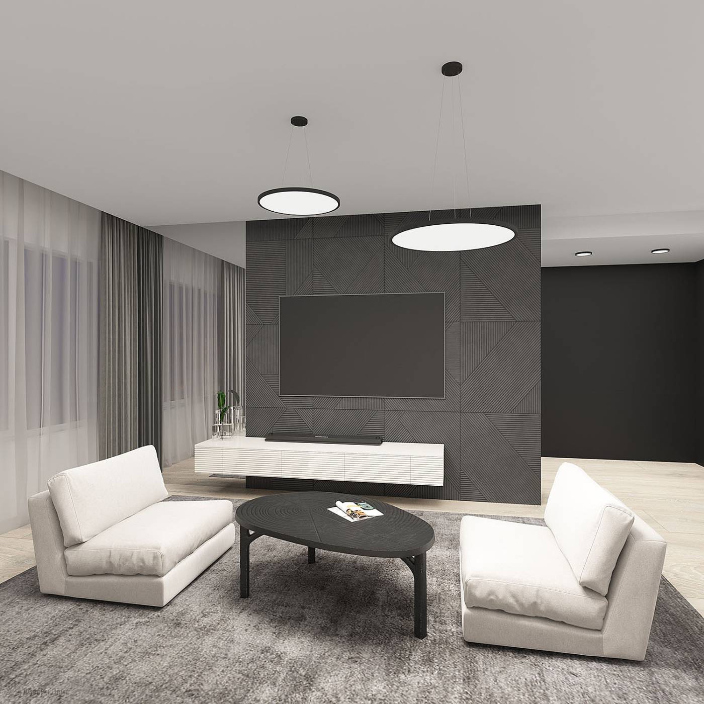 DK6525-BK Светильник потолочный Denkirs THIN DK6525-BK