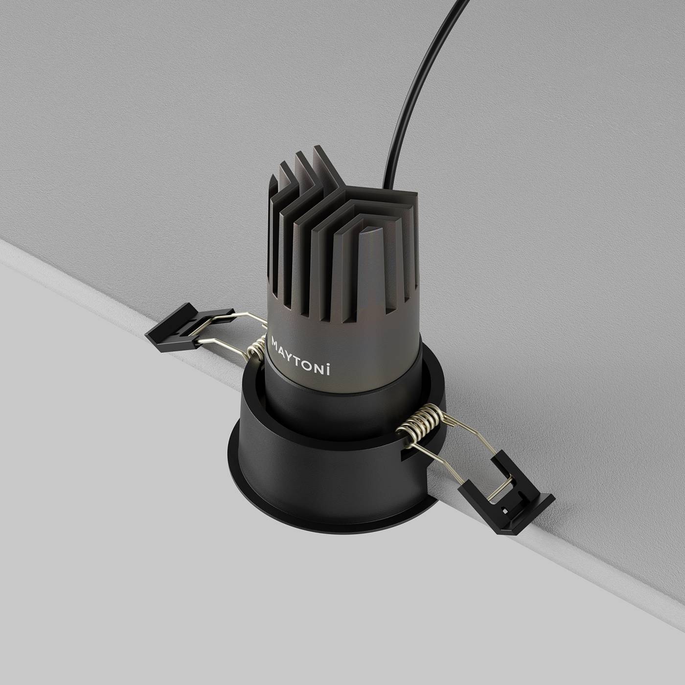 DL116-10W-3K-B Встраиваемый светильник Maytoni Dip DL116-10W-3K-B