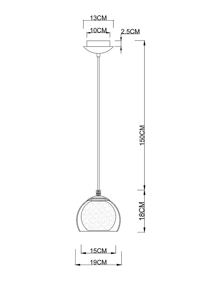 A7984SP-1CC Светильник подвесной Arte Lamp Rastaban A7984SP-1CC