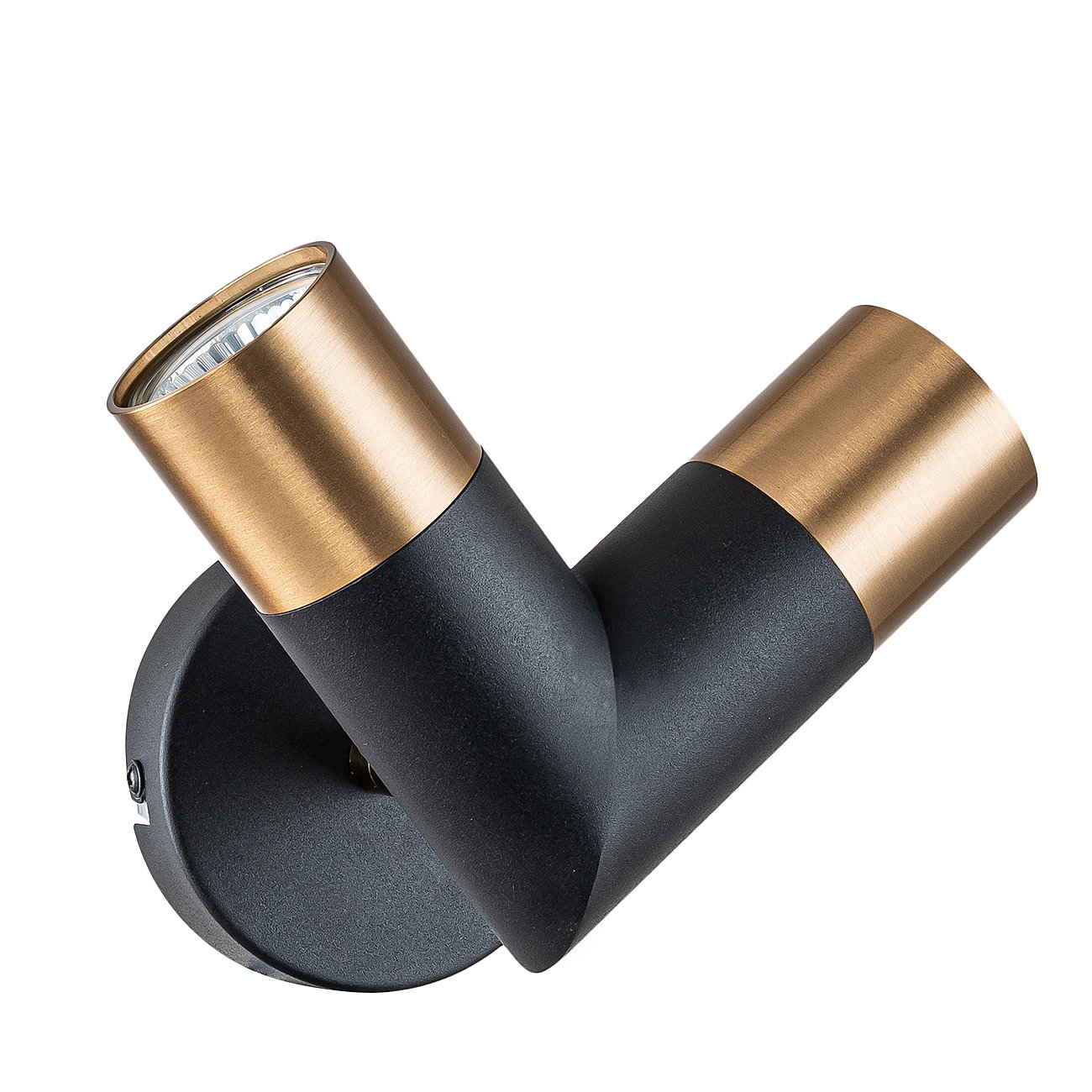 V000454 Настенное бра Indigo Doppio V000454 11036/2W Black