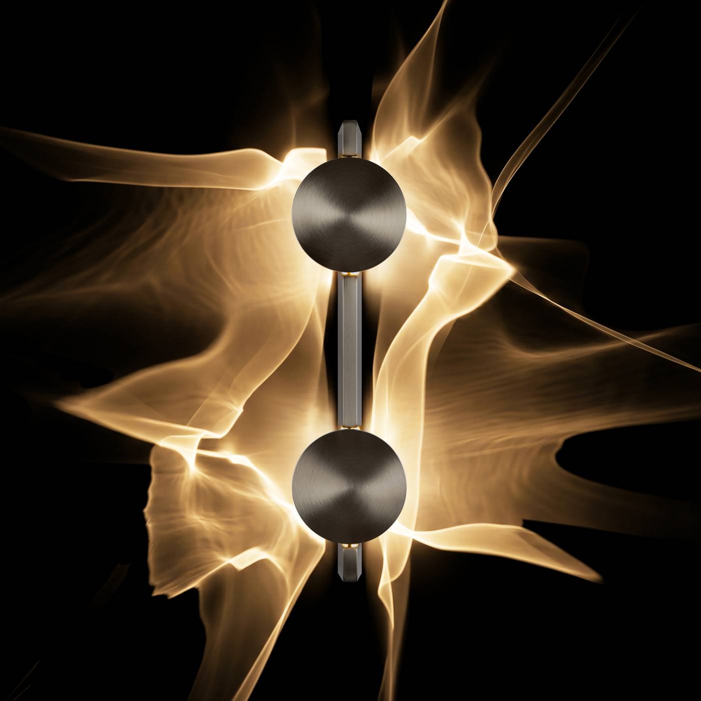 10452/2W Nickel Настенный светильник Flame Loft It 10452/2W Nickel