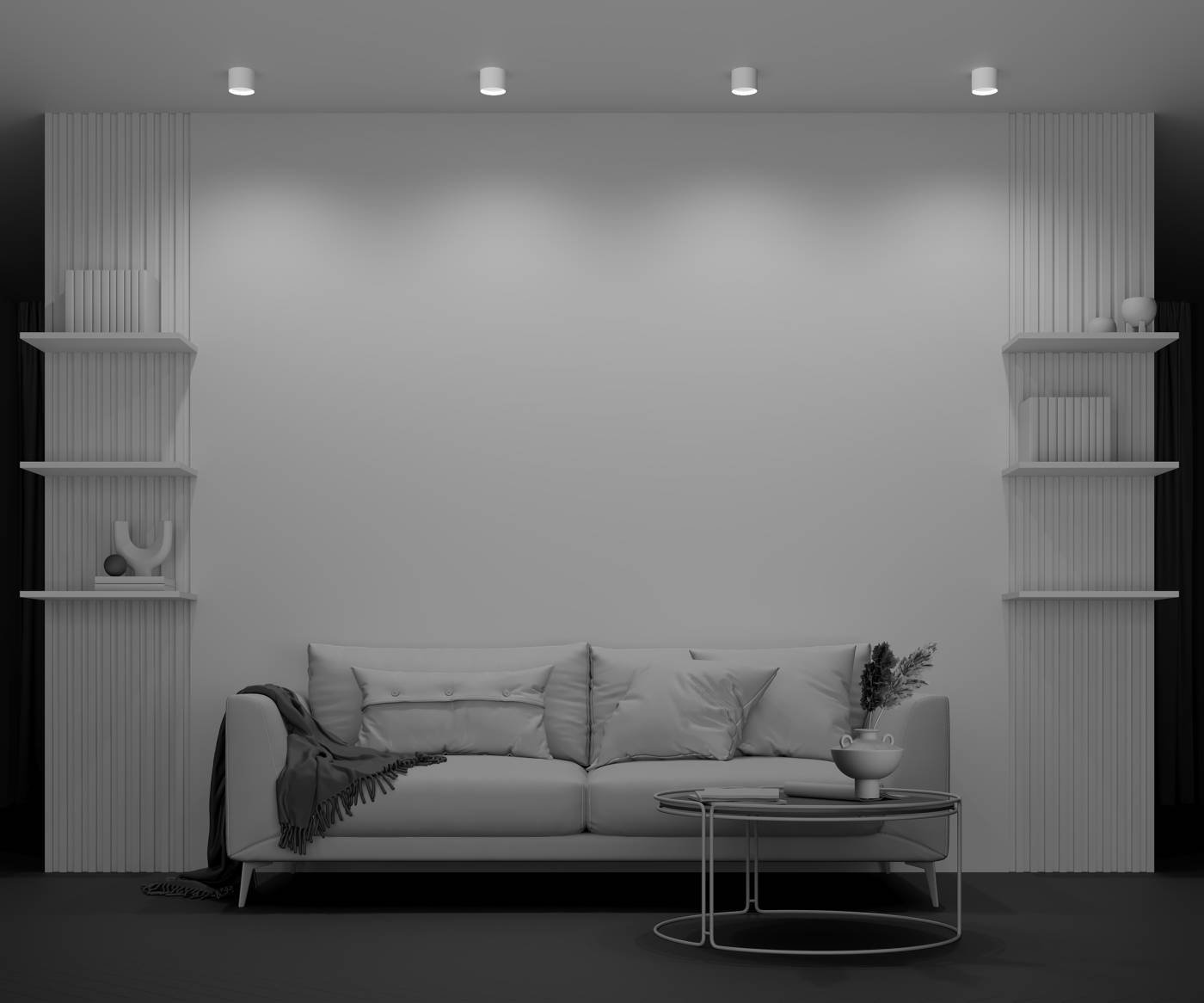 C096L-GX53-WBS Накладной светильник Maytoni Glam C096L-GX53-WBS