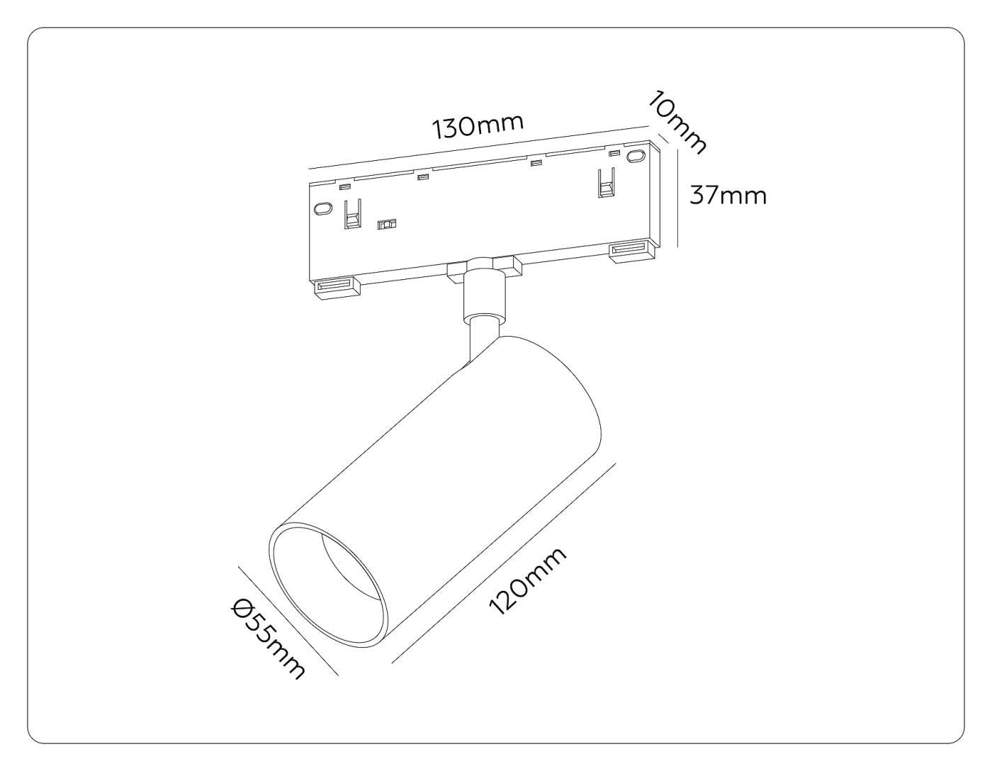 Трековый светильник Ambrella Track System GL2310