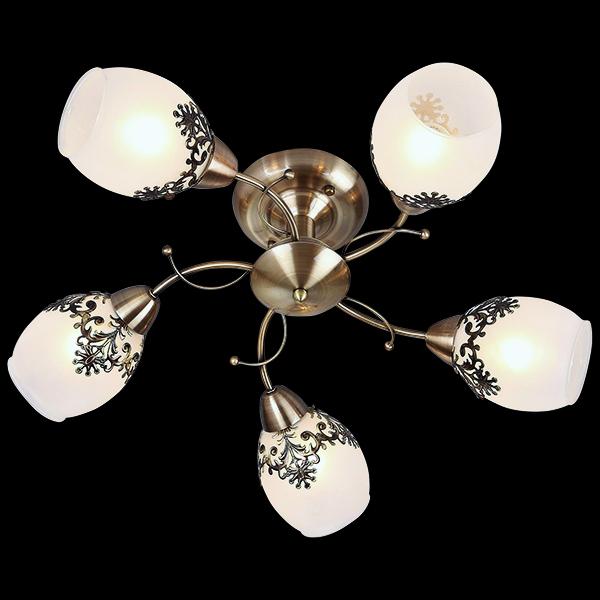 30038/5 античная бронза Потолочная люстра Eurosvet 30038 30038/5 античная бронза