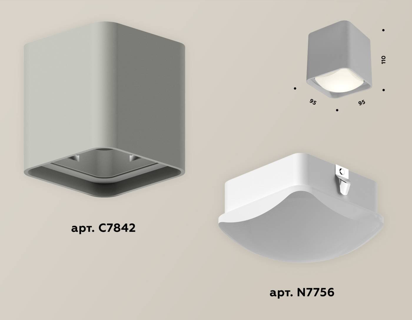 Накладной светильник Ambrella Techno XS7842011