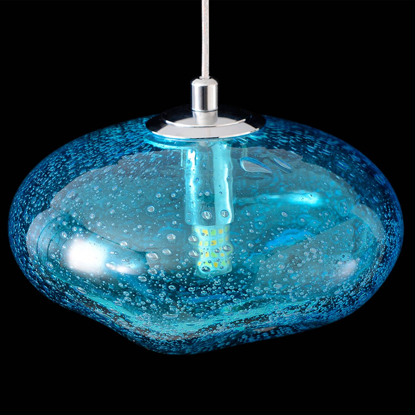 FORMLESS SP1 BLUE Светильник подвесной Crystal Lux Formless FORMLESS SP1 BLUE