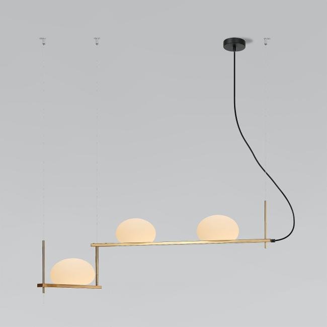 70145/3 латунь Светильник подвесной Eurosvet Stair 70145/3 латунь