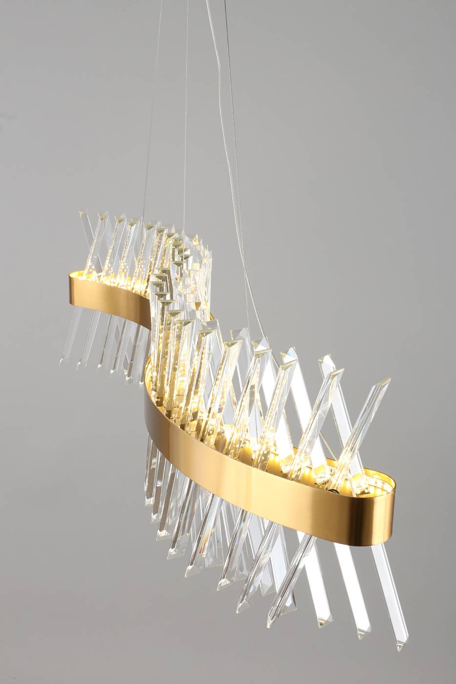 Подвесная хрустальная люстра Strasatti Omnilux OML-99903-44