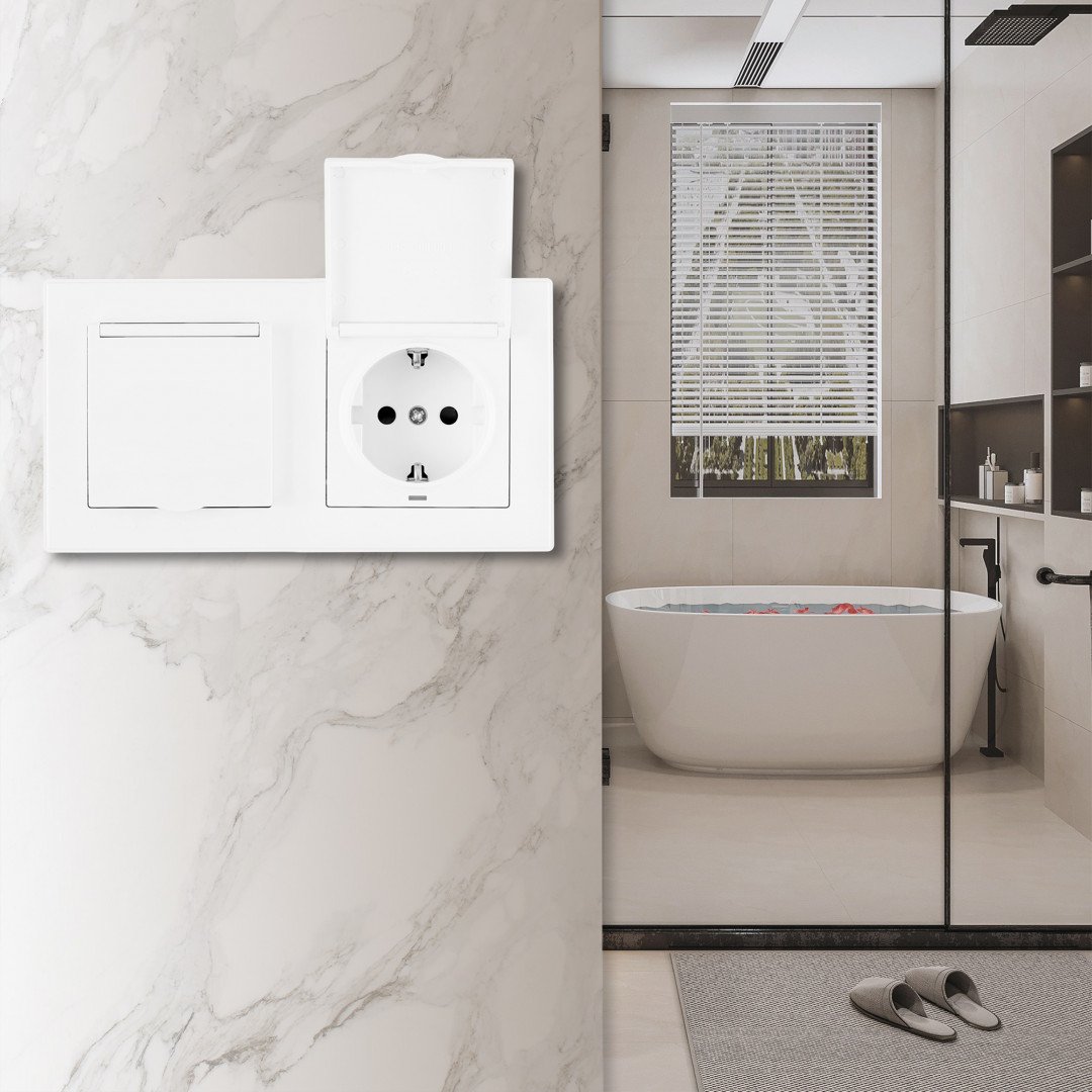 Розетка Arte Milano Set06-2 SET06-2-41-1x2 white