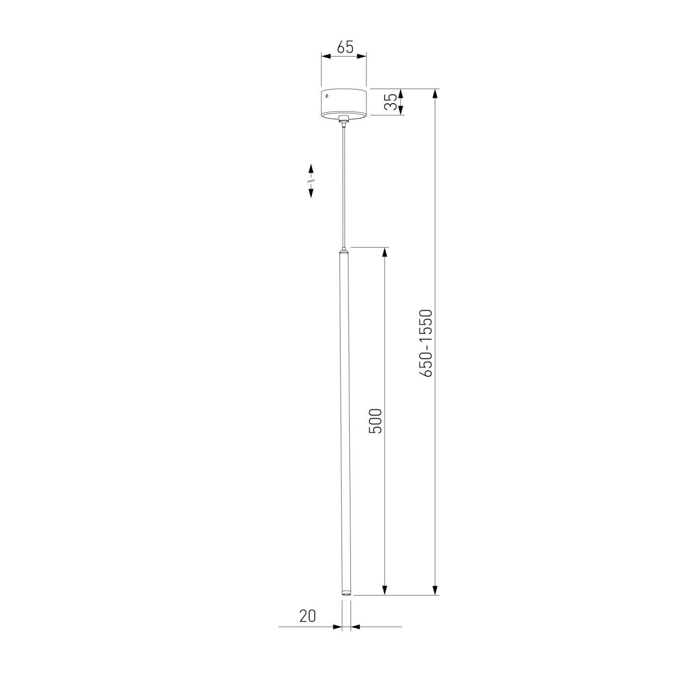 Подвесной светильник Flinn Elektrostandard 50263 LED 4W 4000К латунь