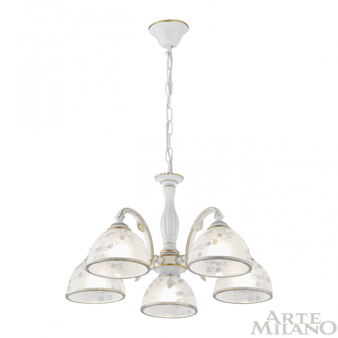 349737/5 WT+G Подвесная люстра Arte Milano Am349737 349737/5 WT+G