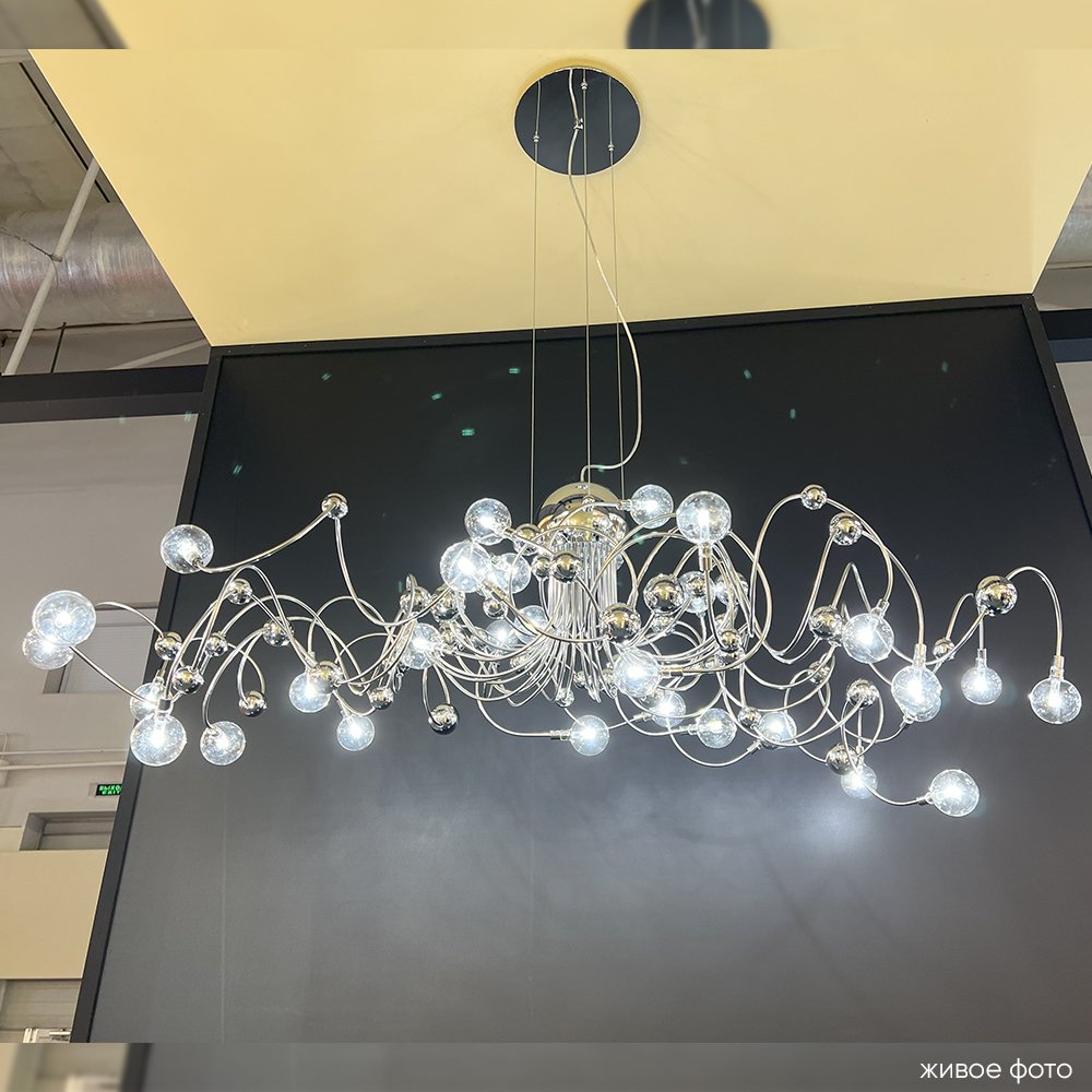 MEDUSA SP30 CHROME Подвесная люстра Crystal Lux Medusa MEDUSA SP30 CHROME