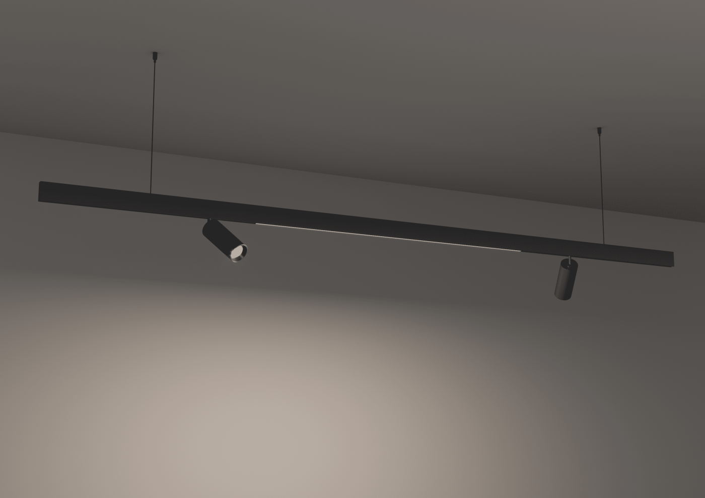 Шинопровод Crystal Lux Ux5 CLT 0.126 01 L2000 BL