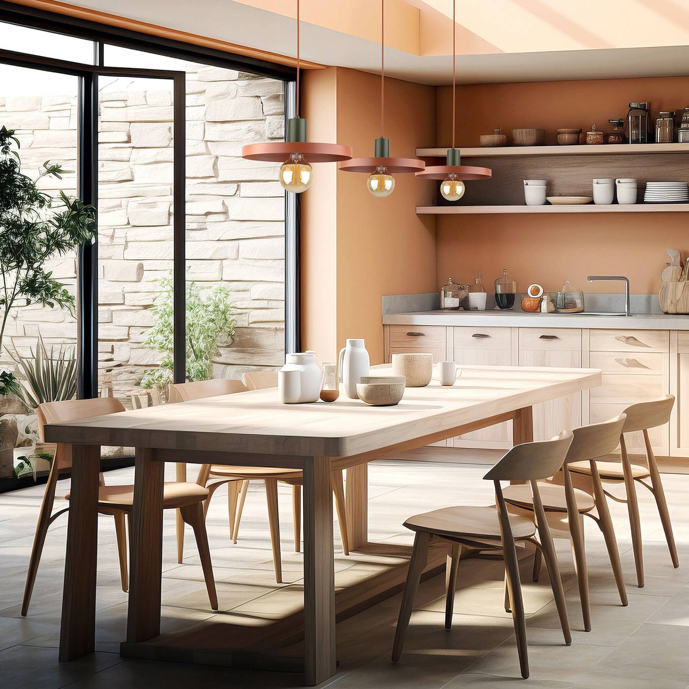 10749 SILA GREEN BRICK Светильник подвесной TK Lighting Sila 10749 SILA GREEN BRICK