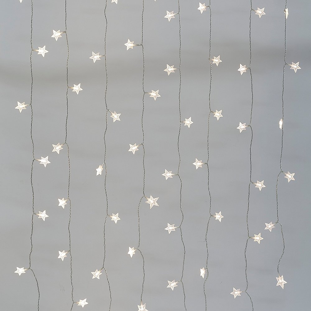 Гирлянда-дождь ЭРА Звездочки ENIZ-64W