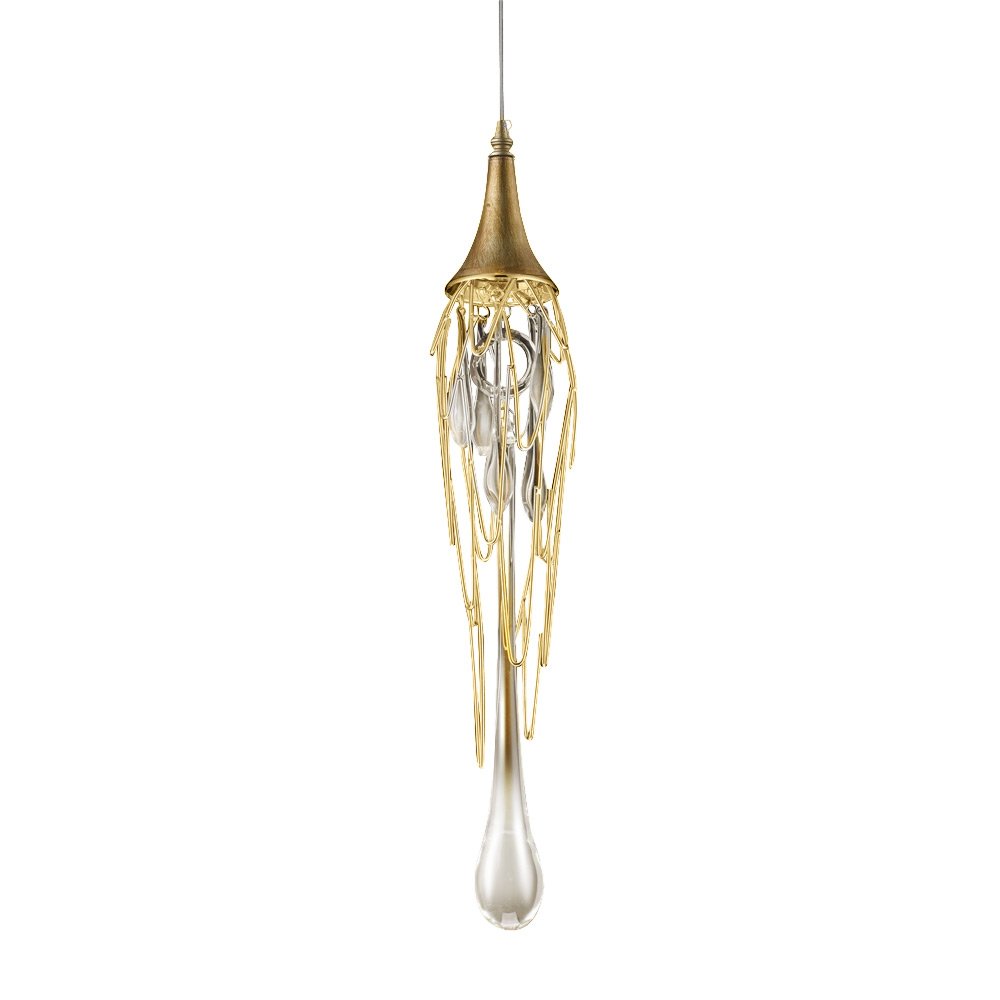 P68009S-1G gold Светильник подвесной Delight Collection Goddess Tears P68009S-1G gold