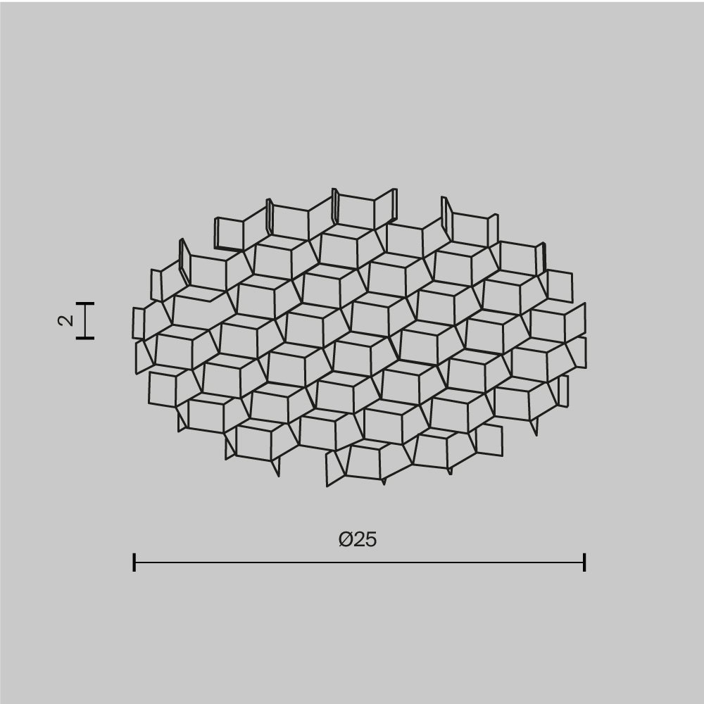HoneyComb-D28 Светофильтр Focus LED mini Maytoni HoneyComb-D28