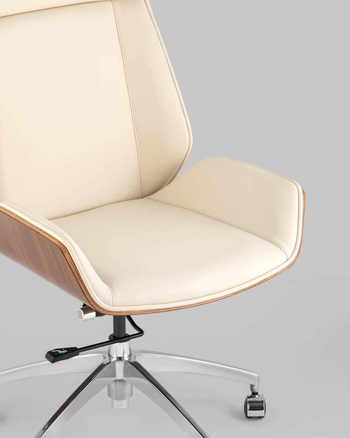 Компьютерное кресло Stool Group Crown A312 8383-1 walnut back