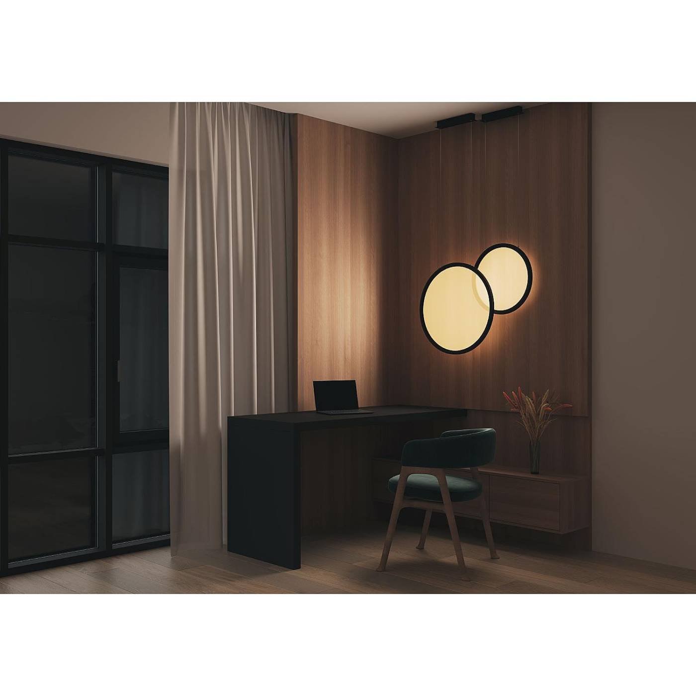DK6606-BK Светильник подвесной Denkirs Veil DK6606-BK