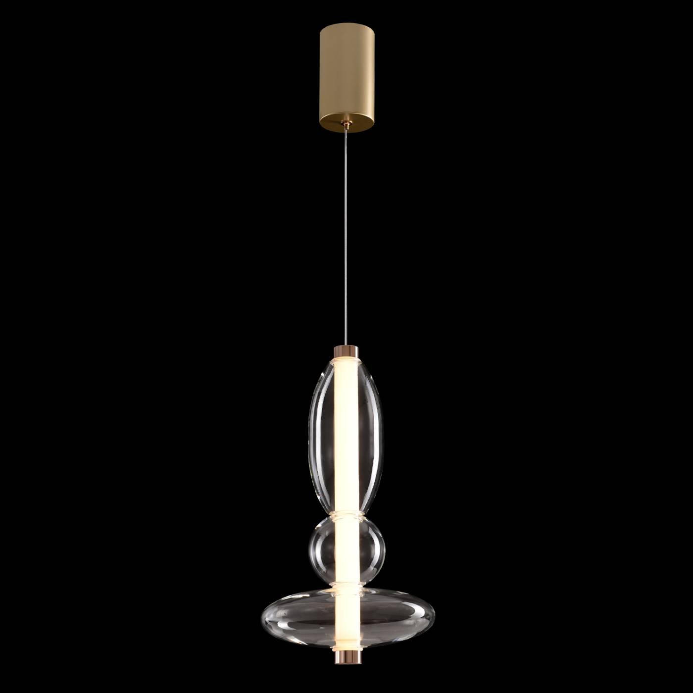 QUASAR SP10W LED TRANSPARENT Светильник подвесной Crystal Lux Quasar QUASAR SP10W LED TRANSPARENT