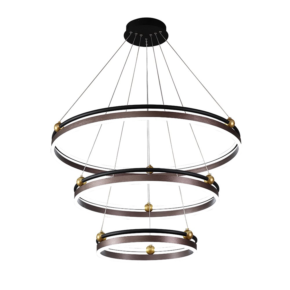 FERNANDO SP158W LED COFFEE/BLACK Подвесная люстра Crystal Lux Fernando FERNANDO SP158W LED COFFEE/BLACK