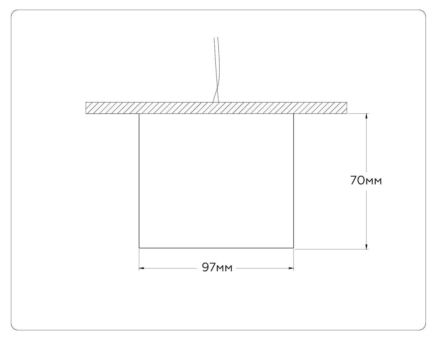 Накладной светильник Ambrella GX Standard tech TN52881