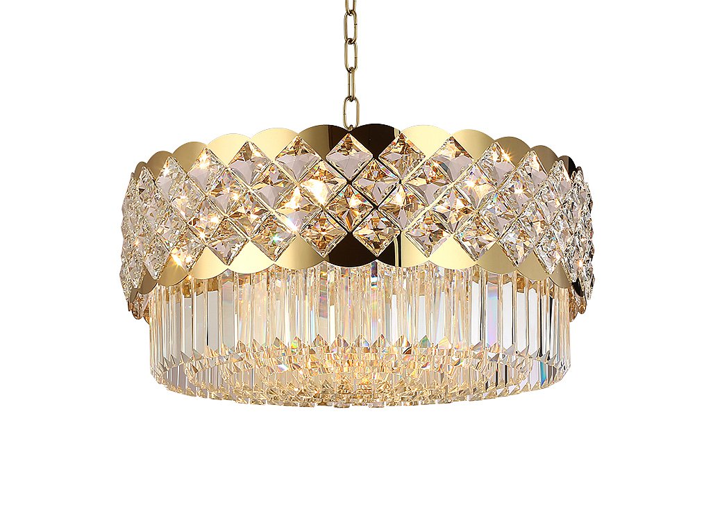 Подвесная люстра Newport Ashley 8300/60 C gold polished