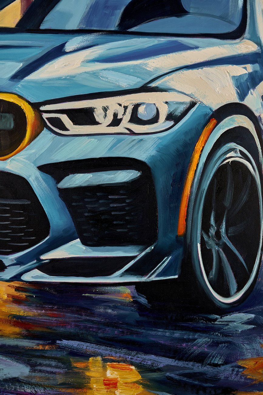 TD138 Картина настенная Teona Decor Bmw TD138