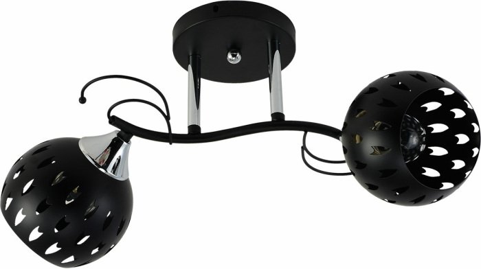 Потолочная люстра 01314-0.3-02 BK+CR