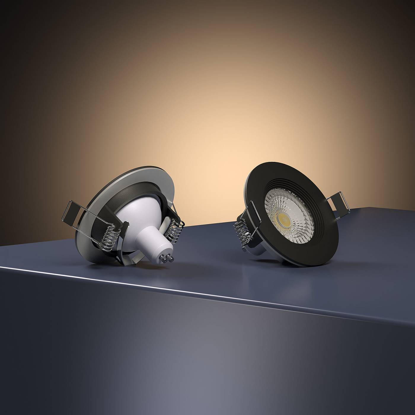 25060/01 GU10 черный IP44 Встраиваемый светильник Elektrostandard City 25060/01 GU10 черный IP44