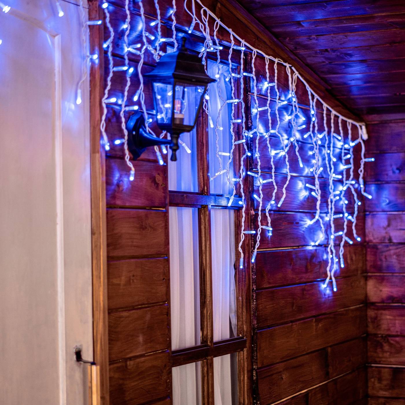 Бахрома светодиодная со статическим свечением, 3м Uniel ULD-B3010-200/SWK BLUE IP67