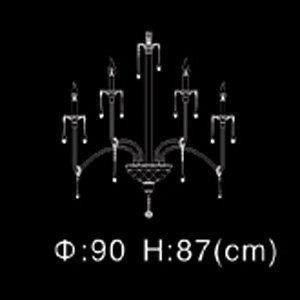 MD102760-18A Подвесная люстра Delight Collection Emma MD102760-18A