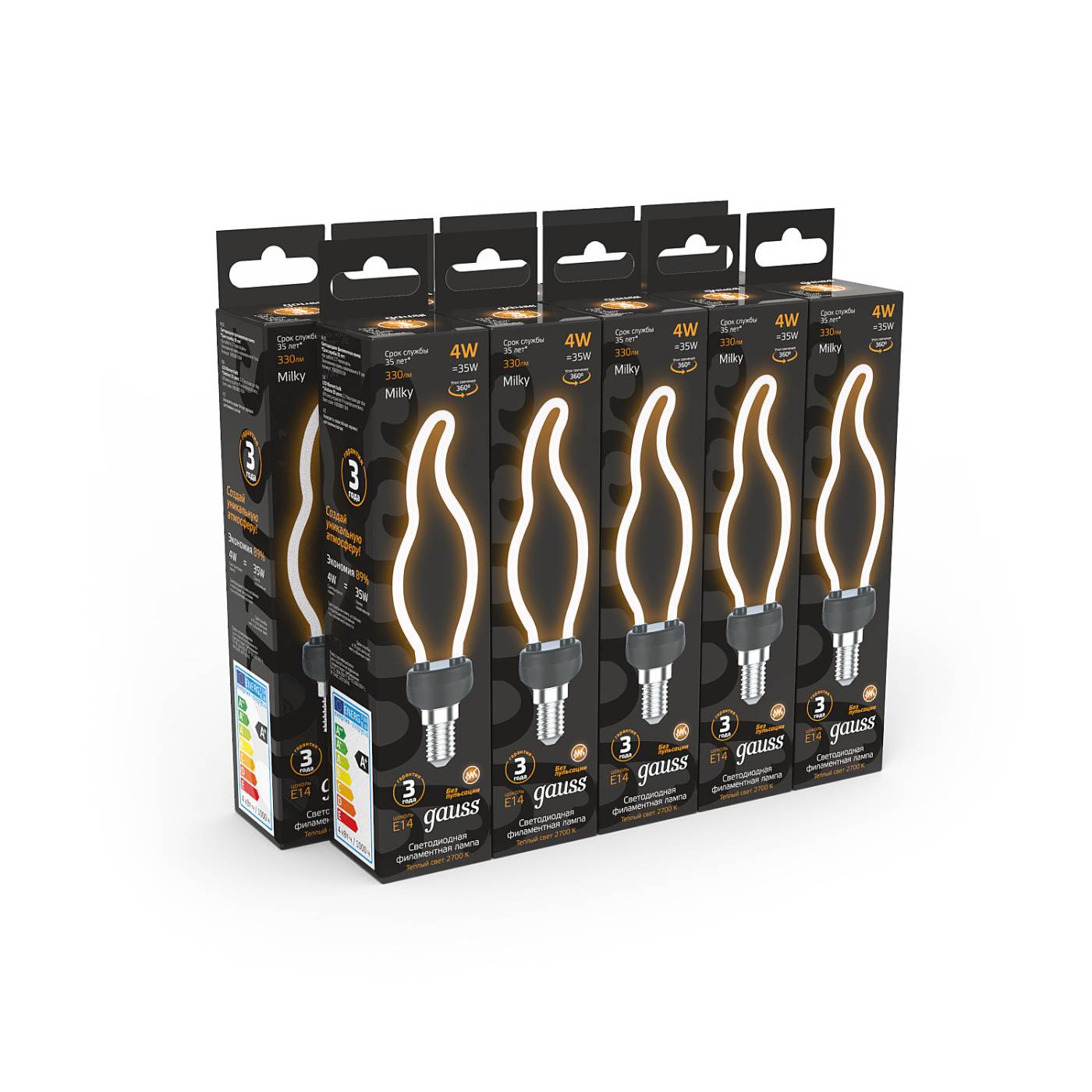 Светодиодная лампа Gauss Filament Artline 1000801104