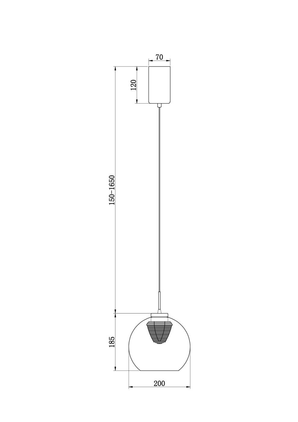Светильник подвесной Freya Fume FR5399PL-L4BS2
