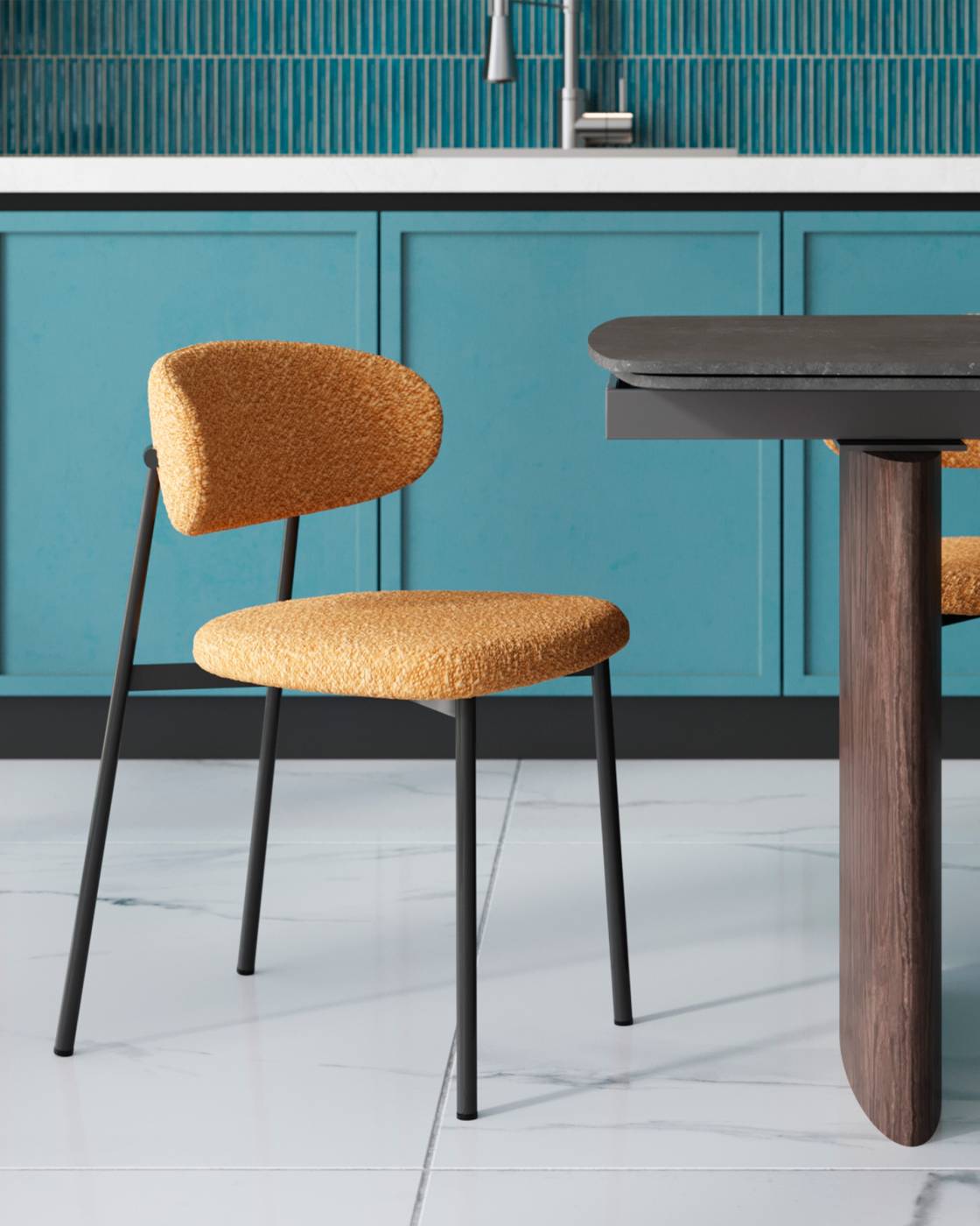 Обеденный стул Stool Group Sevyn 9102 yellow UF998-7