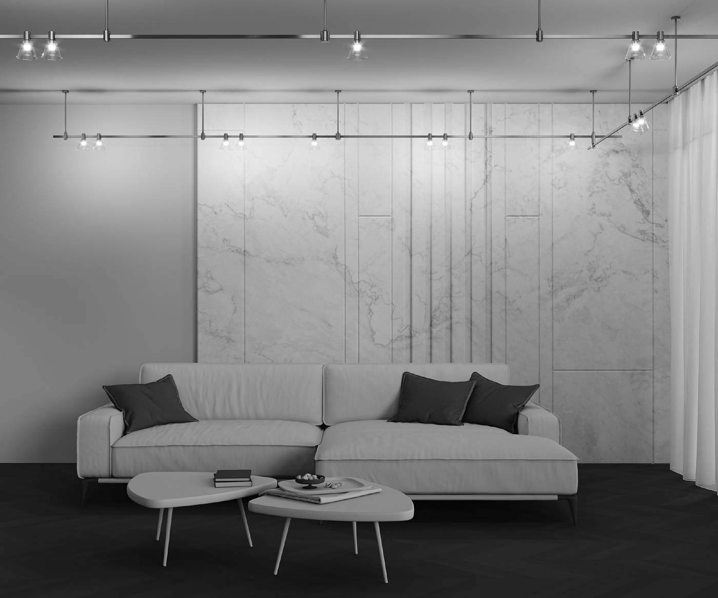 Трековый светильник Maytoni Bianca TR147-1-3W4K-PT