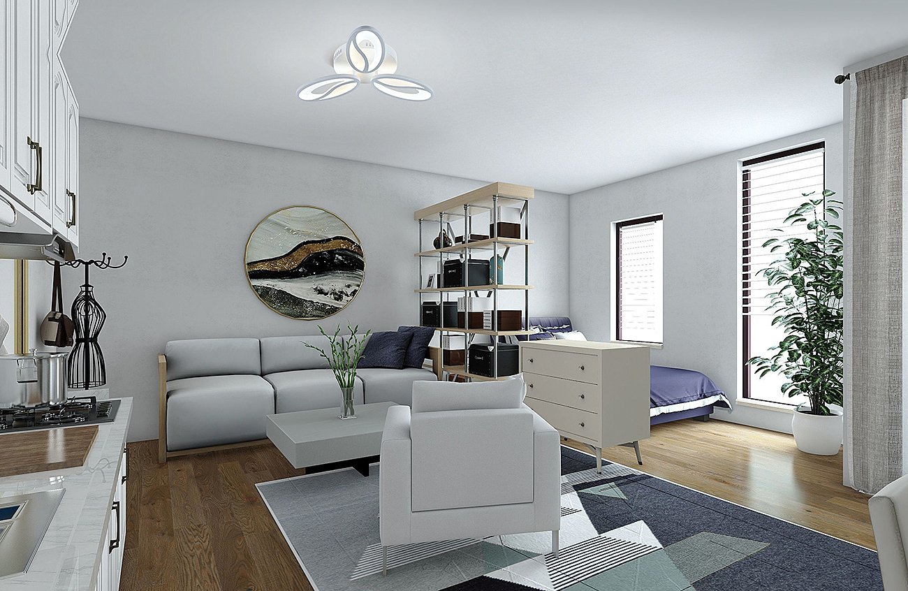 10222/3LED 46W Потолочная люстра Escada Grain 10222/3LED 46W