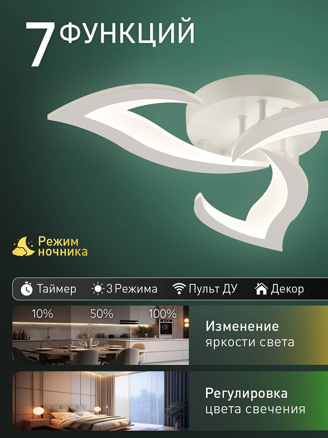 LED LAMPS 85005 Потолочная люстра Natali Kovaltseva Olimp Ii LED LAMPS 85005