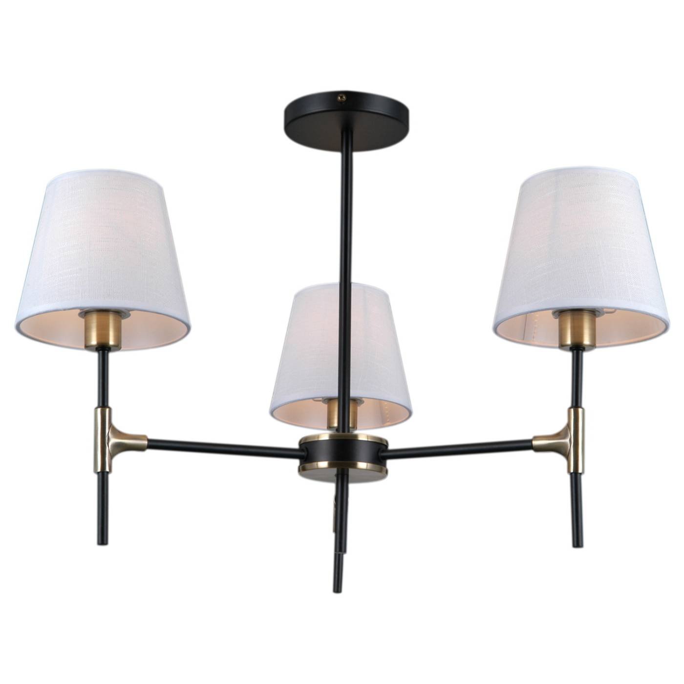 Потолочная люстра ILLUMICO IL0185-3CSQ-24 BK AB CASTOR
